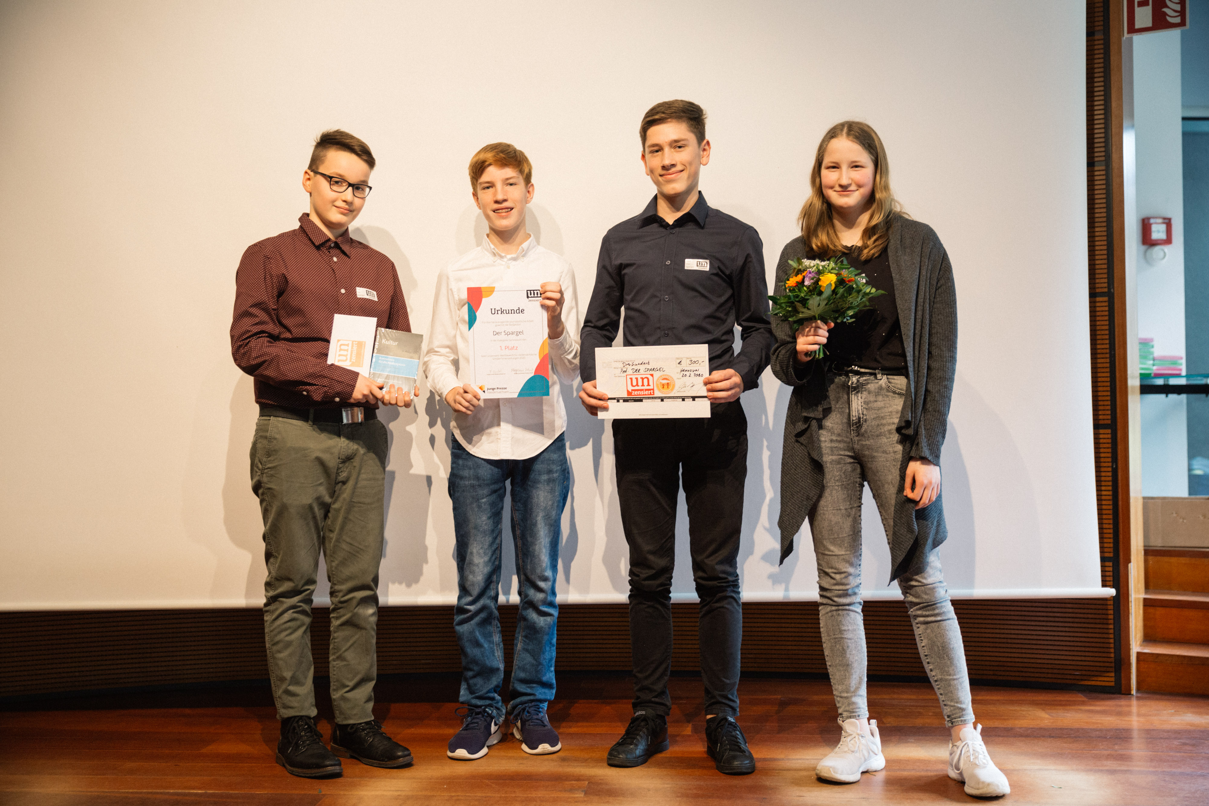 Unzensiert Preisverleihung der Jungen Presse Niedersachsen